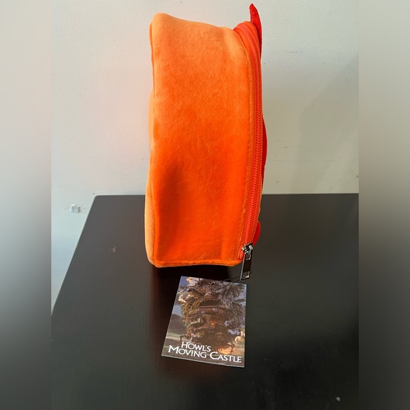 Studio Ghibli Howl's Moving Castle Calcifer Makeup Bag - Picture 4 of 8